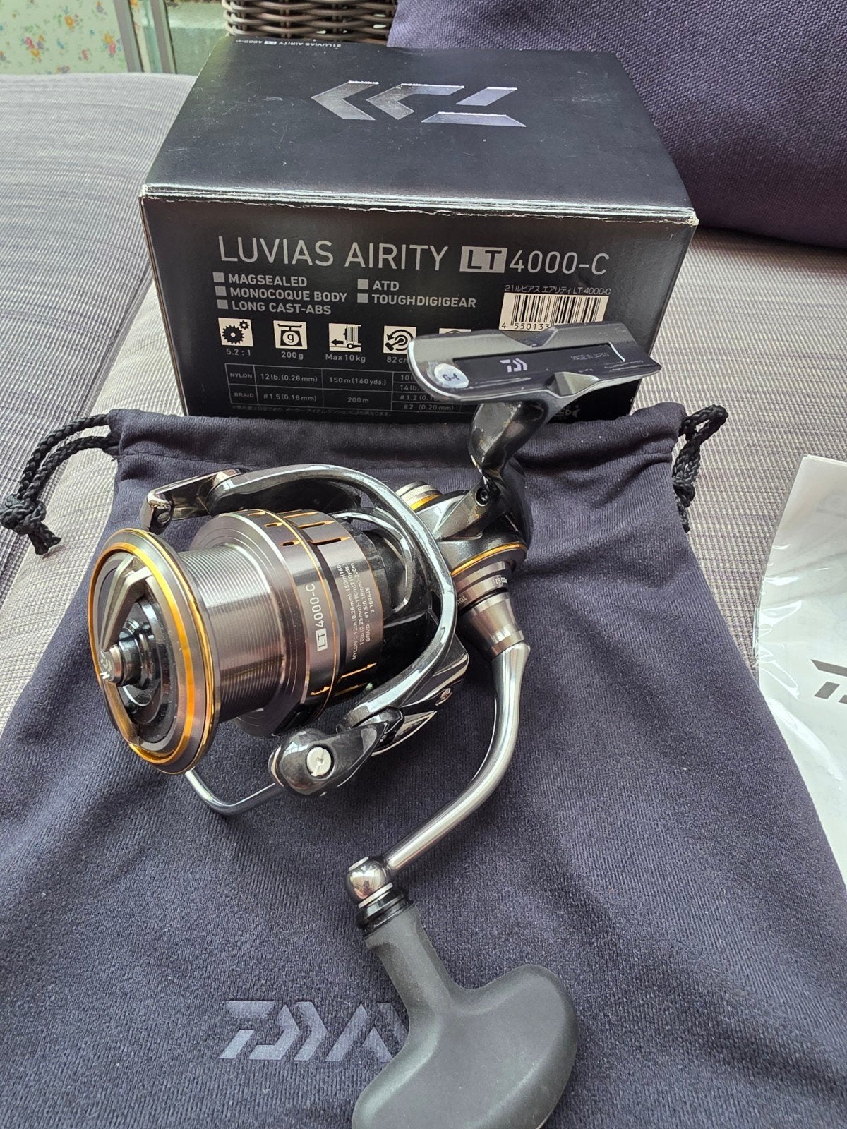 Daiwa Luvias Airity LT 4000-C Molen - Nieuw in doos, Ophalen of Verzenden, Nieuw, Molen
