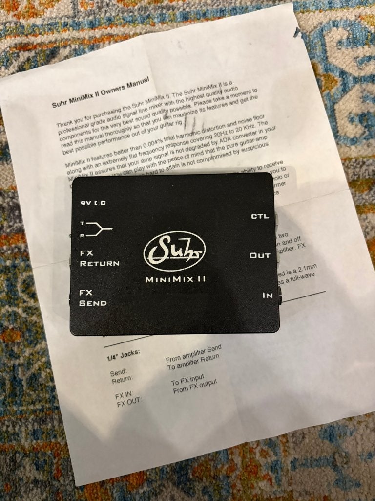 Suhr Mini Mix 2, Muziek en Instrumenten, Ophalen of Verzenden, Gebruikt, Reverb