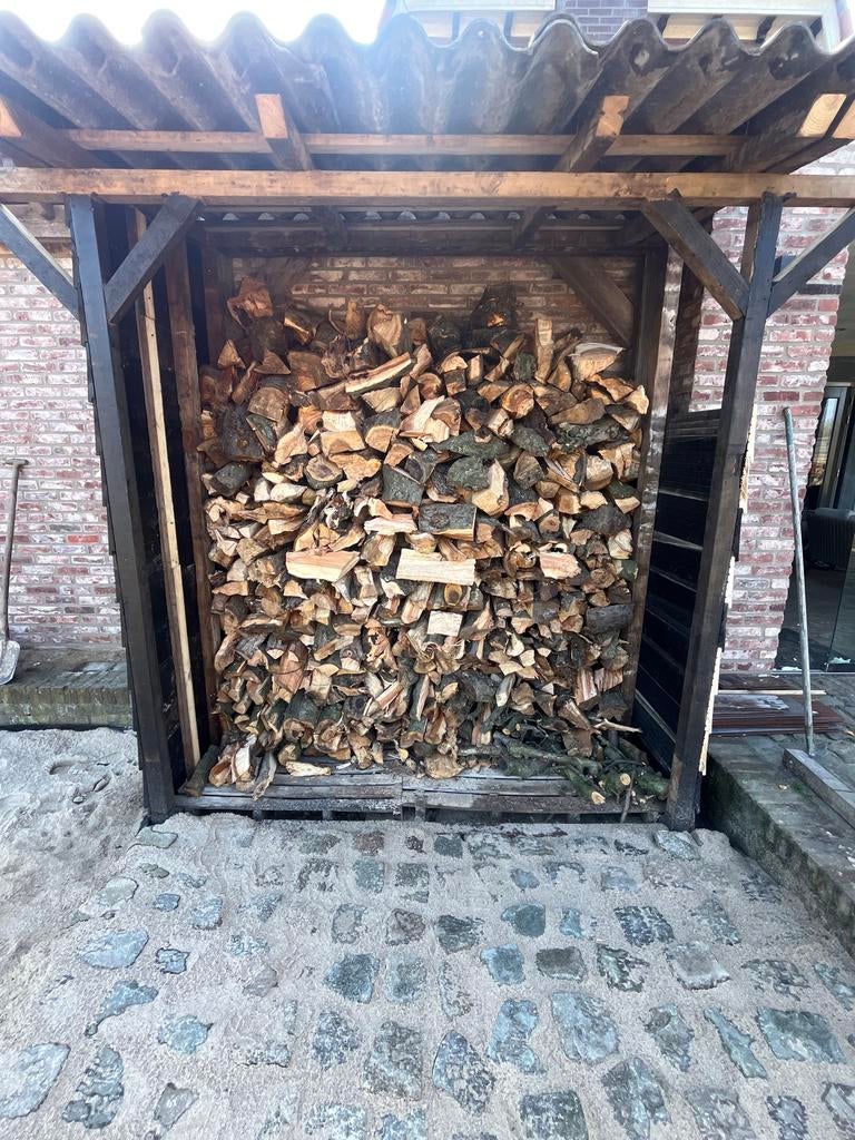 4 m³ appelboomhout - Ideaal voor de kachel, 3 tot 6 m³, Ophalen of Verzenden, Overige houtsoorten, Blokken
