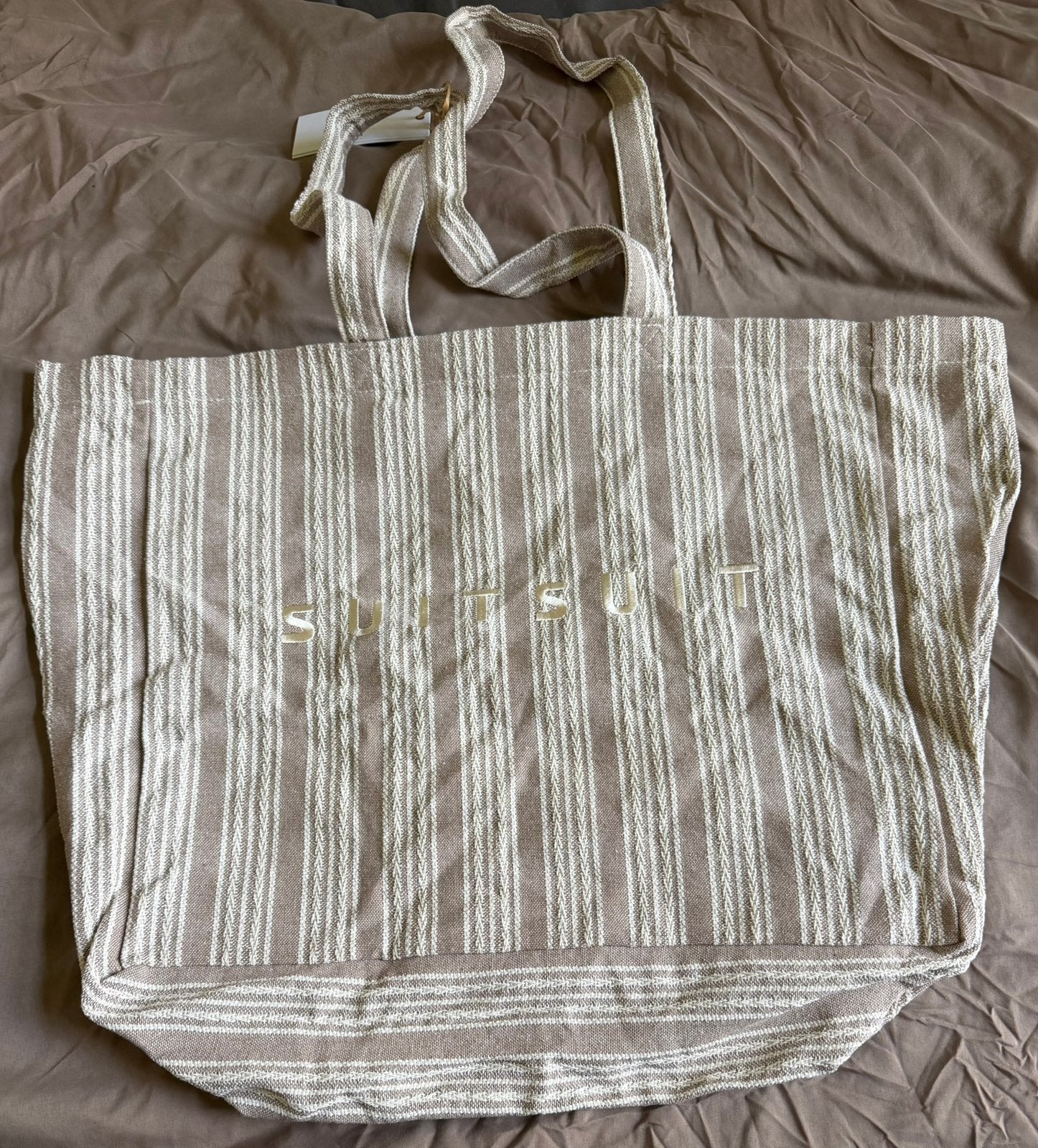 Suitsuit travel bag nieuw, Ophalen, Nieuw, Beige, 30 cm of meer