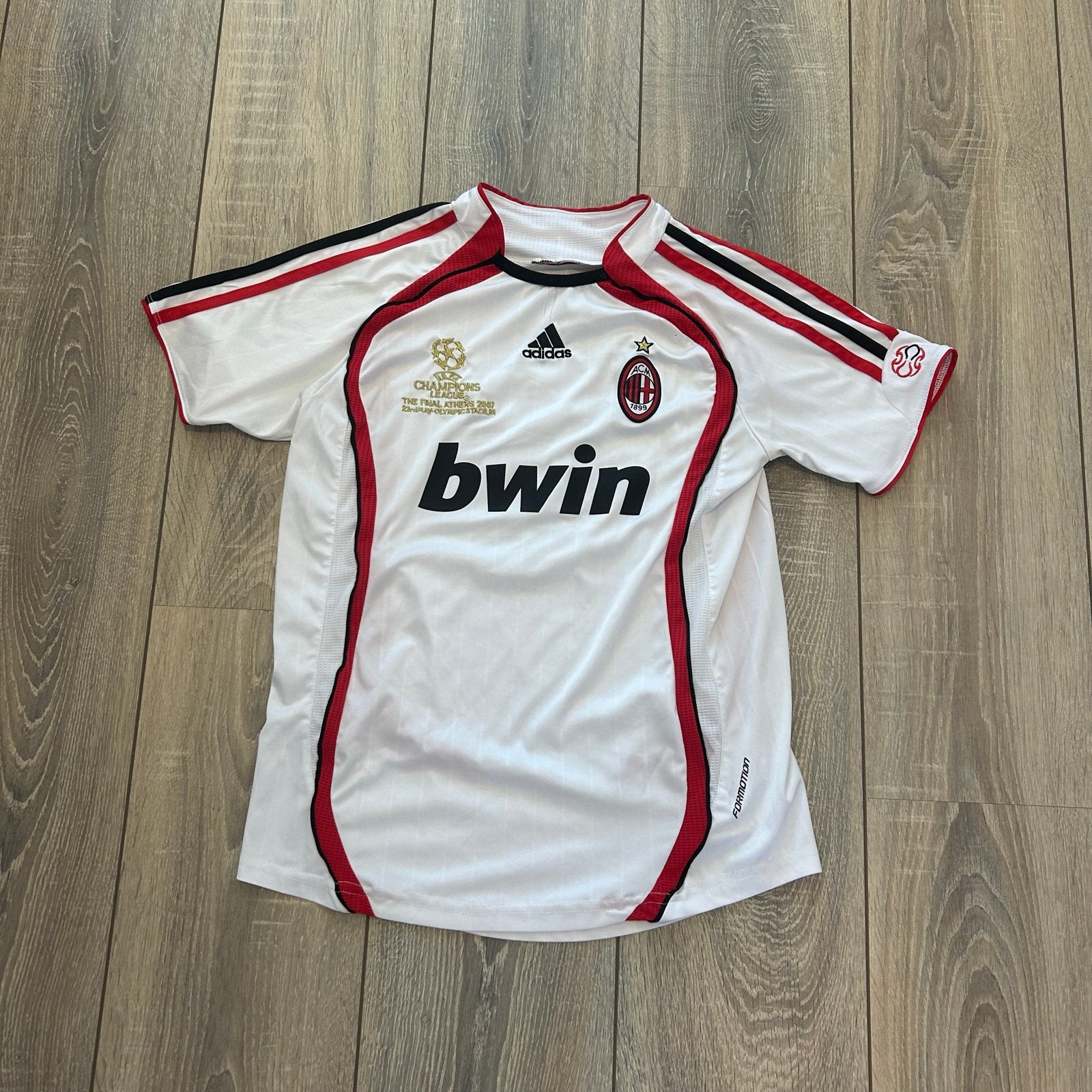 AC Milan Thuisshirt 2006/2007 - Kaka #22 - Champions League, Maat XS of kleiner, Ophalen of Verzenden, Zo goed als nieuw, Shirt