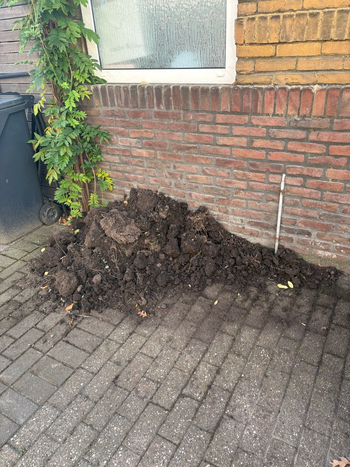 Gratis af te halen: Zwarte grond/tuinaarde, Ophalen, Gebruikt, Ophoogzand