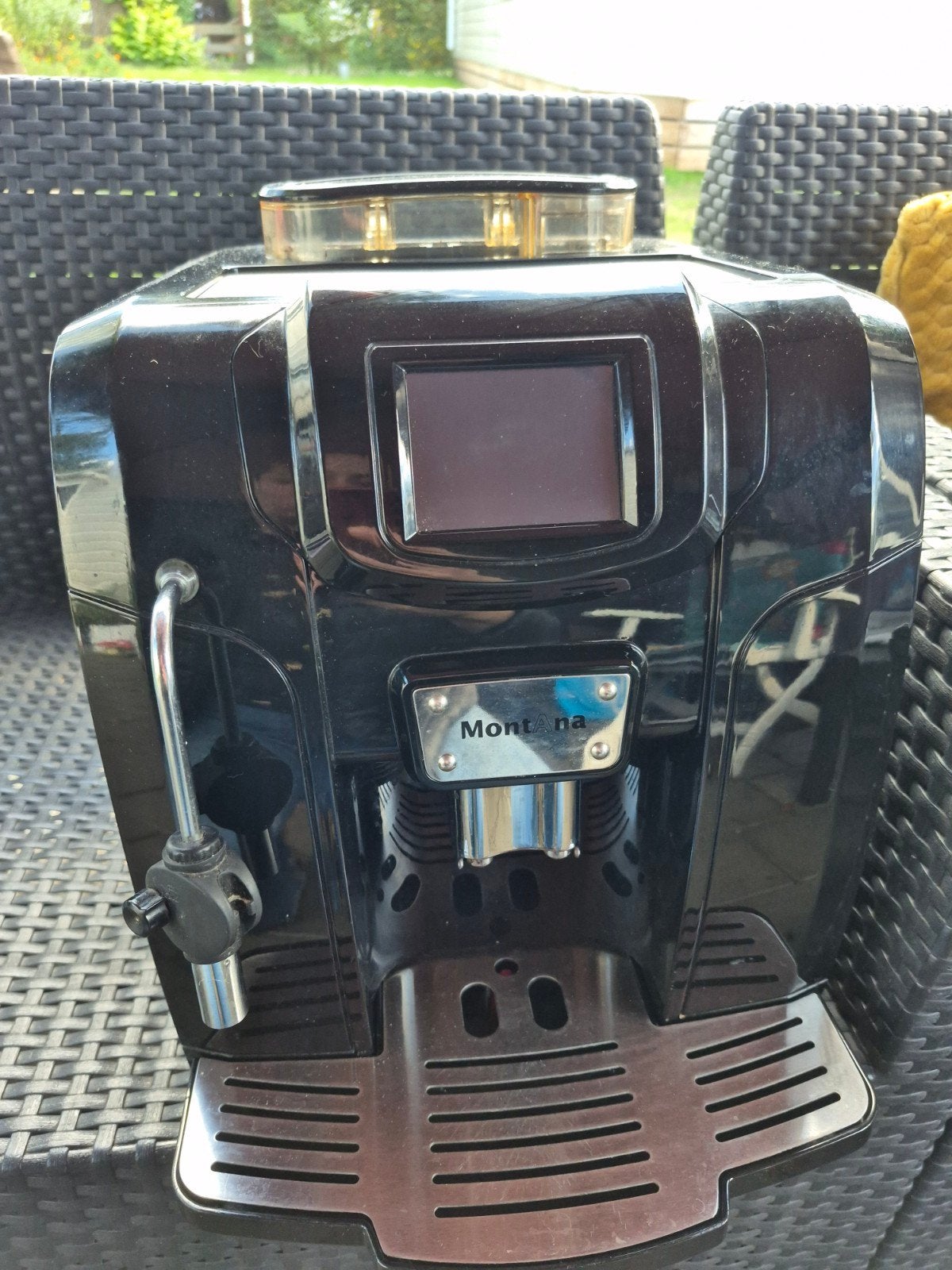 Te koop koffiemachine, Ophalen