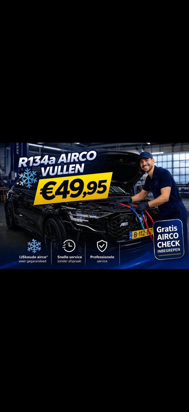Airco vullen Weesp, Eén persoon