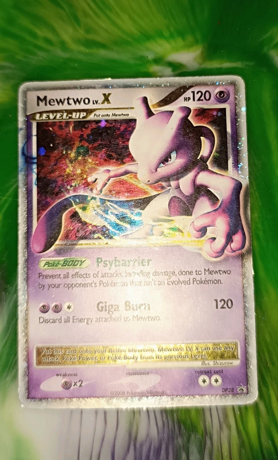 Mewtwo LV.X  #DP28, Ophalen of Verzenden, Gebruikt, Losse kaart, Foil