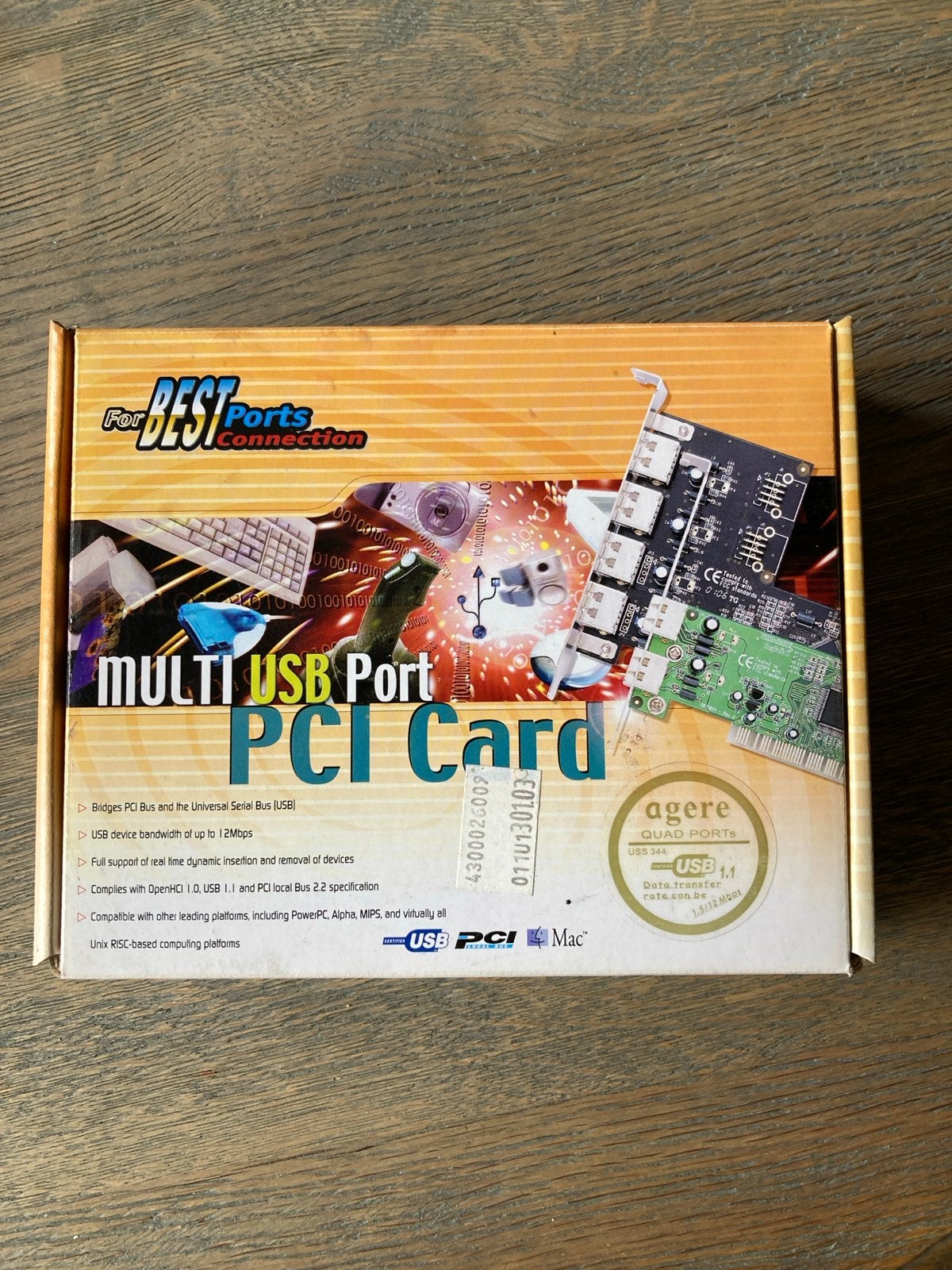 Multi USB Port PCI Kaart - Uitbreidingskaart, Ophalen of Verzenden, Nieuw, Overige chipsets, PCI