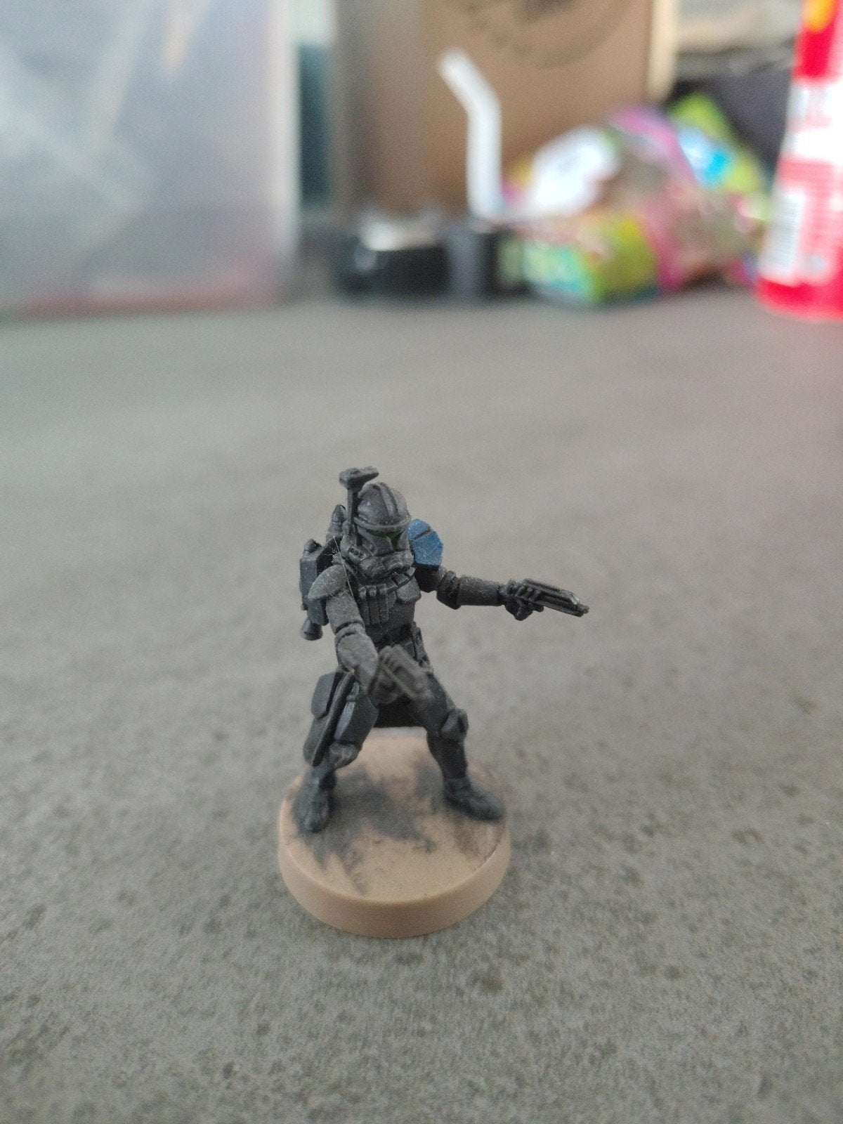 star wars legion commander rex phase 2 + jetpack old sculpt, Ophalen of Verzenden, Gebruikt, Overige soorten, Figuurtje(s)