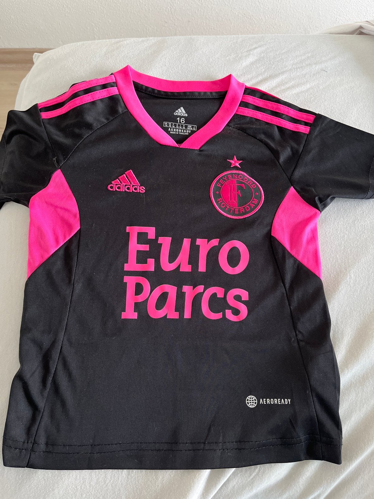 Feyenoord uitshirt 2022/2023 maat 16 (kindermaat), Ophalen of Verzenden, Zo goed als nieuw, Jongen of Meisje