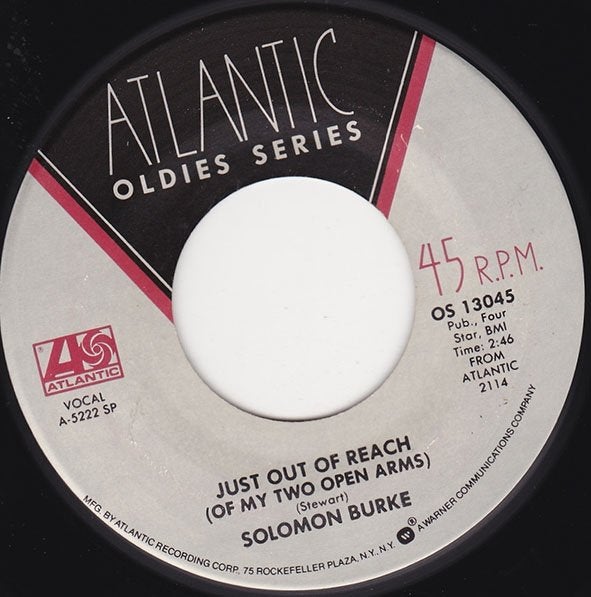 Solomon Burke - Just Out Of Reach 7", 7 inch, Single, Ophalen of Verzenden, Zo goed als nieuw