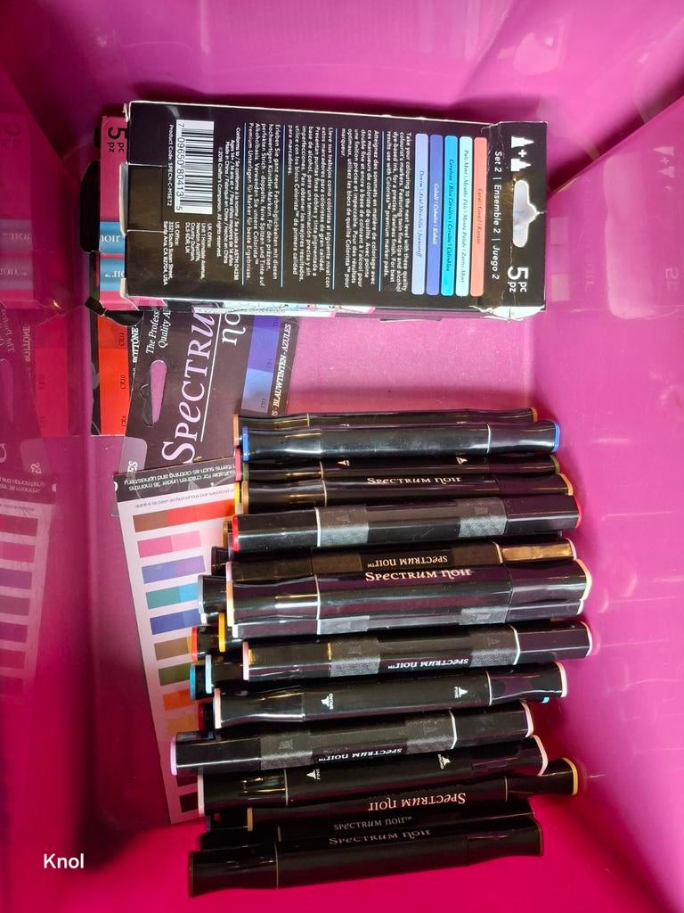 Spectrum noir alcohol markers, Hobby en Vrije tijd, Tekenen, Ophalen, Potlood of Stift