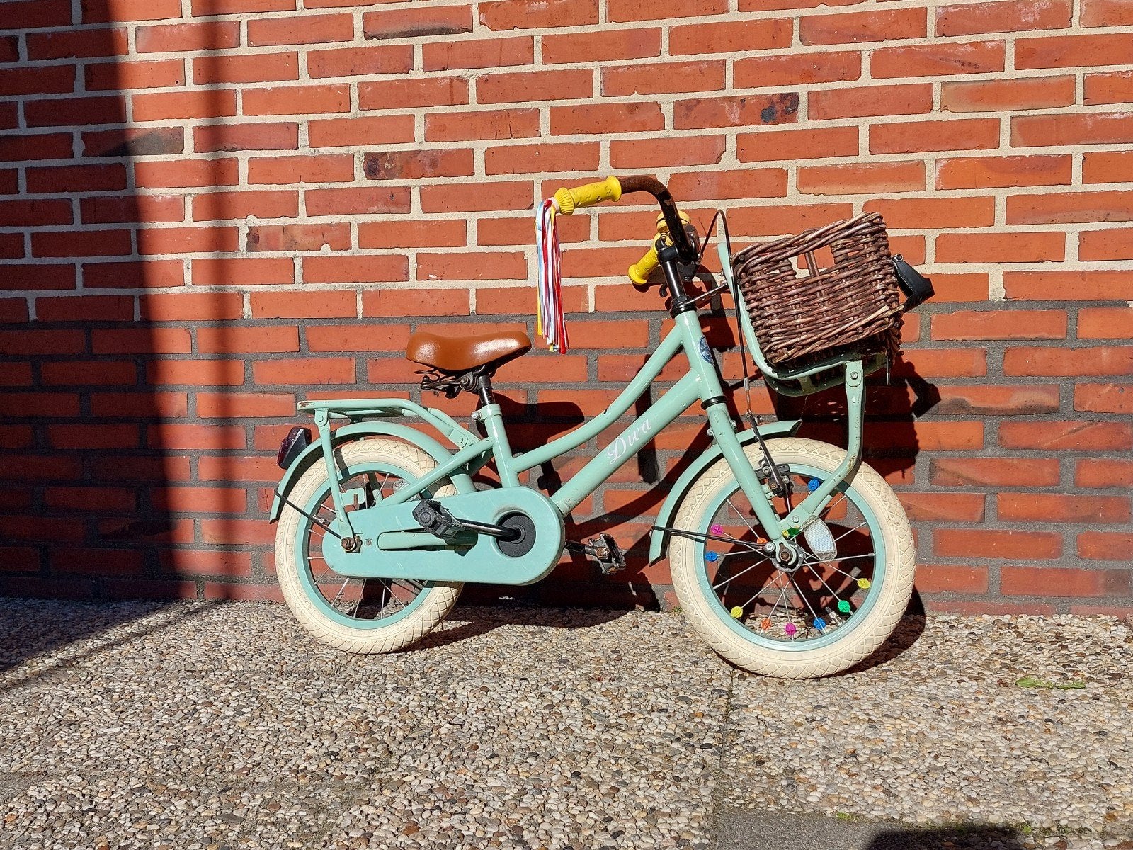 kinderfiets meisje 16 inch, Fietsen en Brommers, Ophalen, Gebruikt, Terugtraprem, 16 tot 20 inch