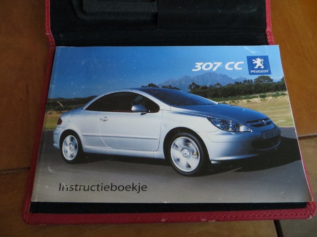 Instructieboek Peugeot 307 CC Cabrio Coupe 2004 + map +audio, Ophalen of Verzenden