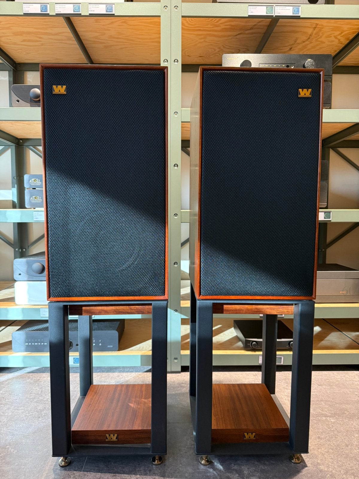 Wharfedale Linton 85 Anniversary, met stands, met garantie, Audio, Tv en Foto, Ophalen, Stereo speakers, Inclusief standaarden