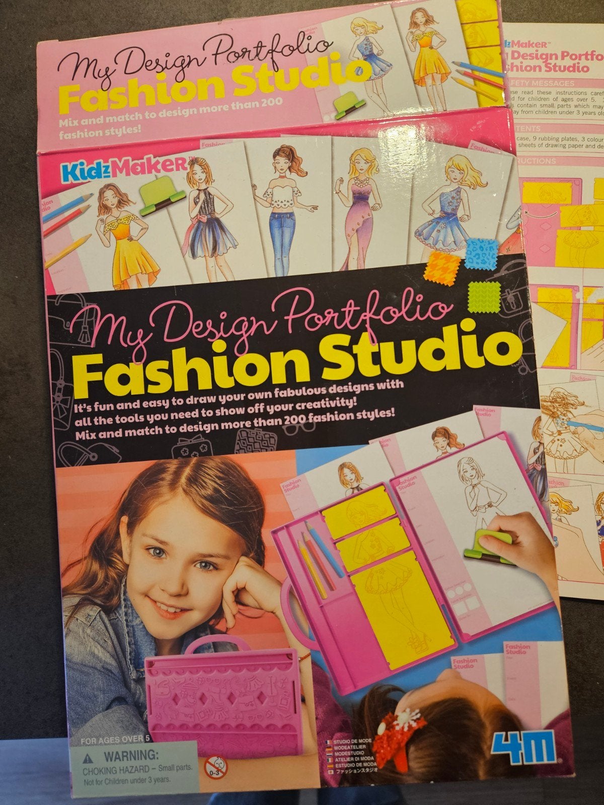 My Design Portfolio Fashion Studio - Ontwerp je eigen mode, Kinderen en Baby's, Speelgoed | Educatief en Creatief, Ophalen of Verzenden