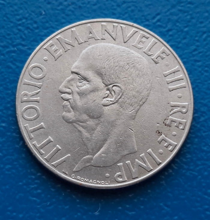 Italië 1 lire  - 1943, Verzenden, Italië
