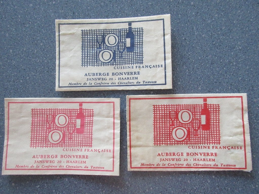 3 x Haarlem, Auberge Bonverre, Verzenden, Nederland