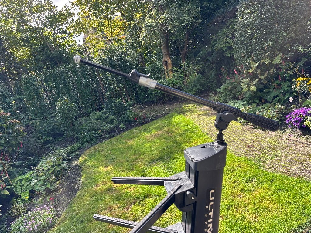 ULTIMATE KEYBOARD STAND met microfoon-boom en draagtas, Muziek en Instrumenten, Ophalen, Gebruikt, Instrumentstandaard, Keyboard of Synthesizer