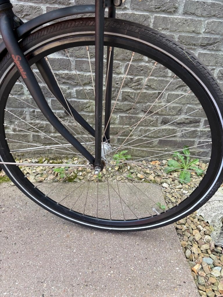 Sparta Lola-Jo 28inch zwarte velg / voorwiel, Wiel, Sparta, Gebruikt, Staal