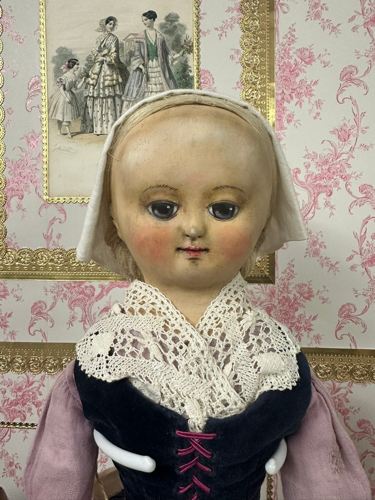 Pop in Izannah Walker style, OOAK pop, Ophalen of Verzenden, Pop