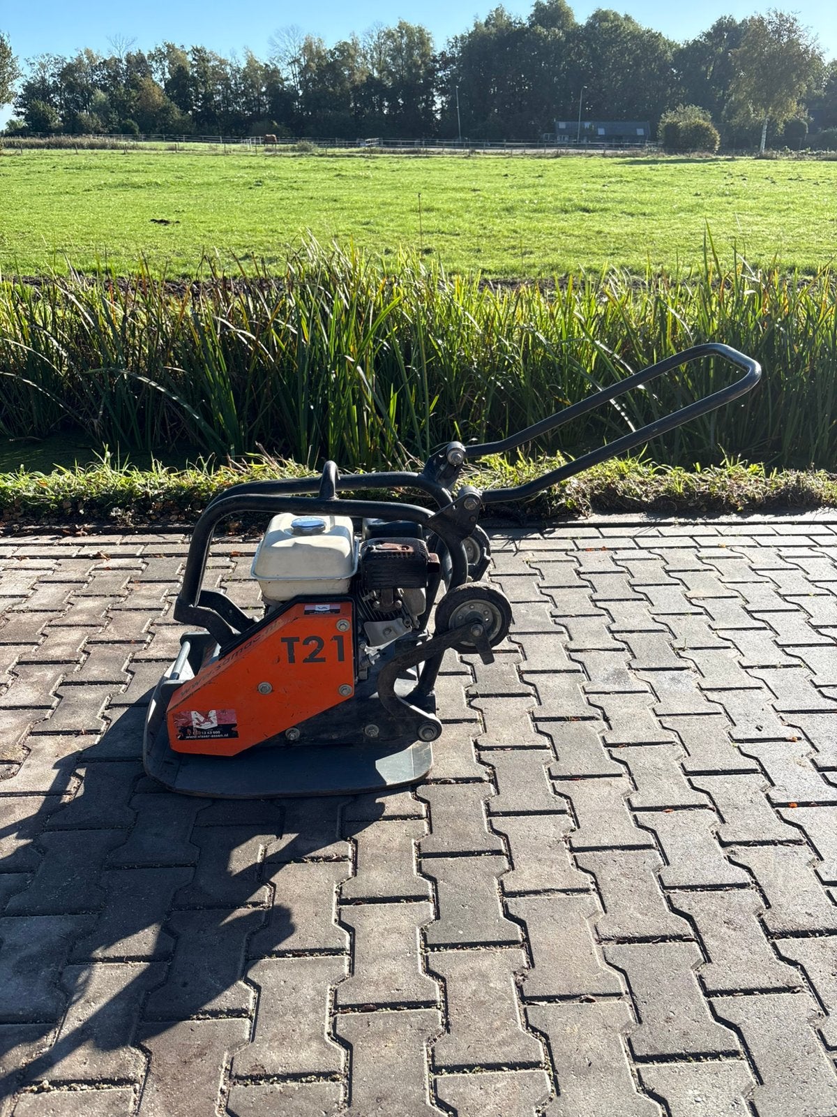 Samac t21b trilplaat honda motor, Ophalen, Gebruikt