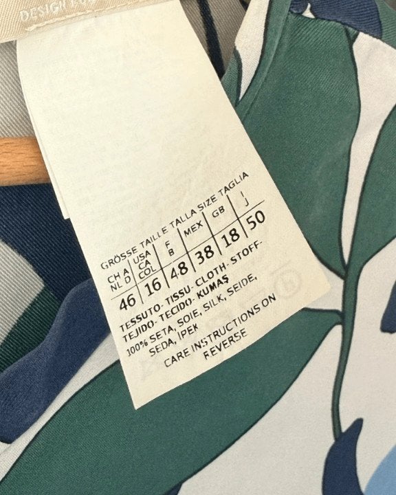 Max Mara zijden jurk, Blauw, Ophalen of Verzenden, Zo goed als nieuw, Onder de knie