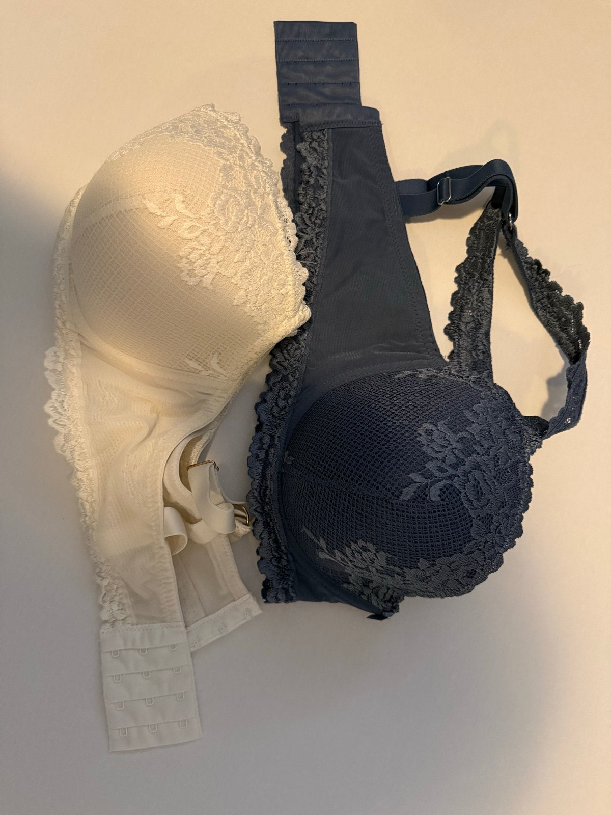 Mooie BH ‘s- Cup D, omvang 80 cm, als nieuw, Ophalen of Verzenden, Blauw, BH