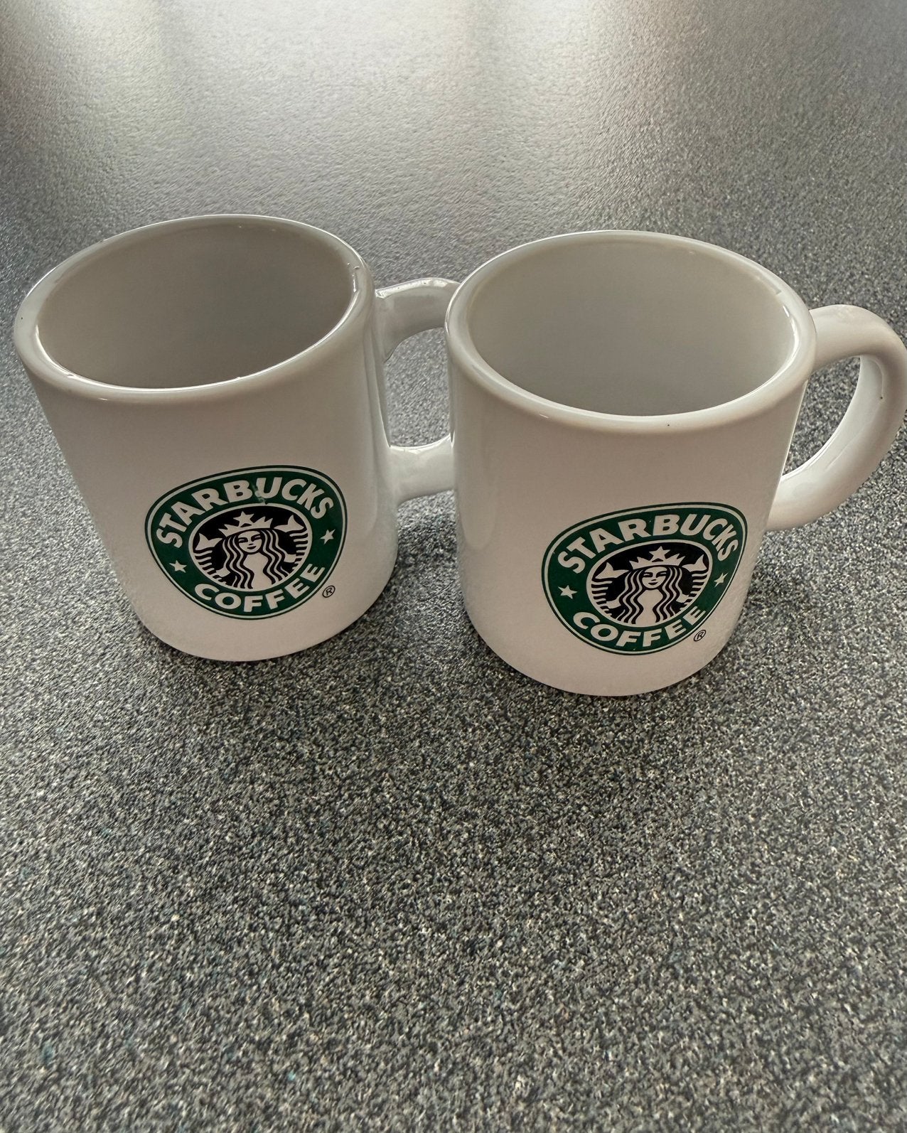2 Starbucks espresso kopjes / demitasse – Rastal – oud logo, Keramiek, Ophalen of Verzenden, Zo goed als nieuw, Bord(en)