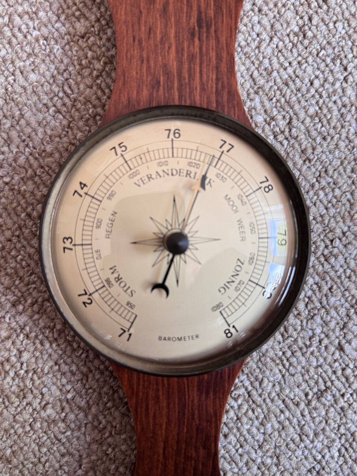 Vintage Weerstation: Barometer, Thermometer, Hygrometer, Ophalen, Gebruikt, Weerstation
