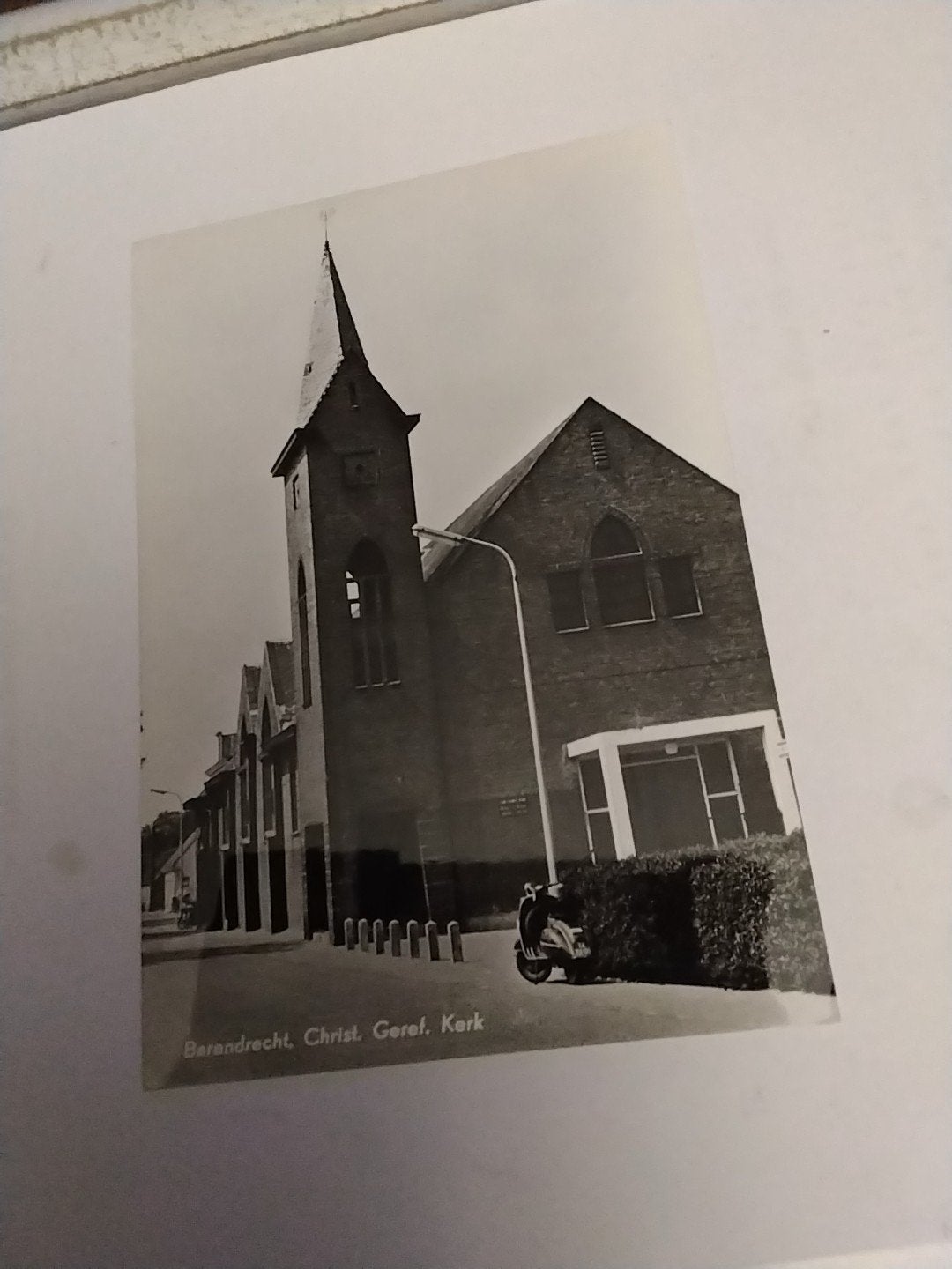 Oude Ansichtkaart Barendrecht, Christ. Geref. Kerk, Verzamelen, Ophalen of Verzenden, 1940 tot 1960, Ongelopen, Zuid-Holland