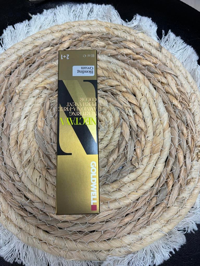 Goldwell Nectaya Blonding Cream 60ml - Ammoniakvrij, Ophalen of Verzenden, Nieuw, Haarverzorger of -hersteller
