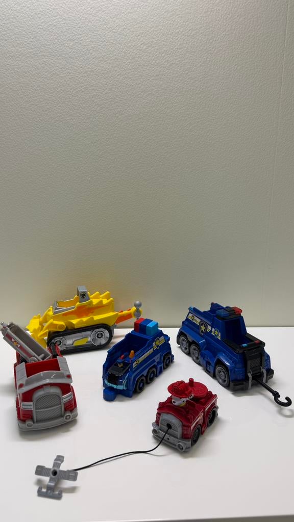 Paw Patrol voertuigen set – origineel, grotere modellen!, G1, Ophalen of Verzenden, Zo goed als nieuw