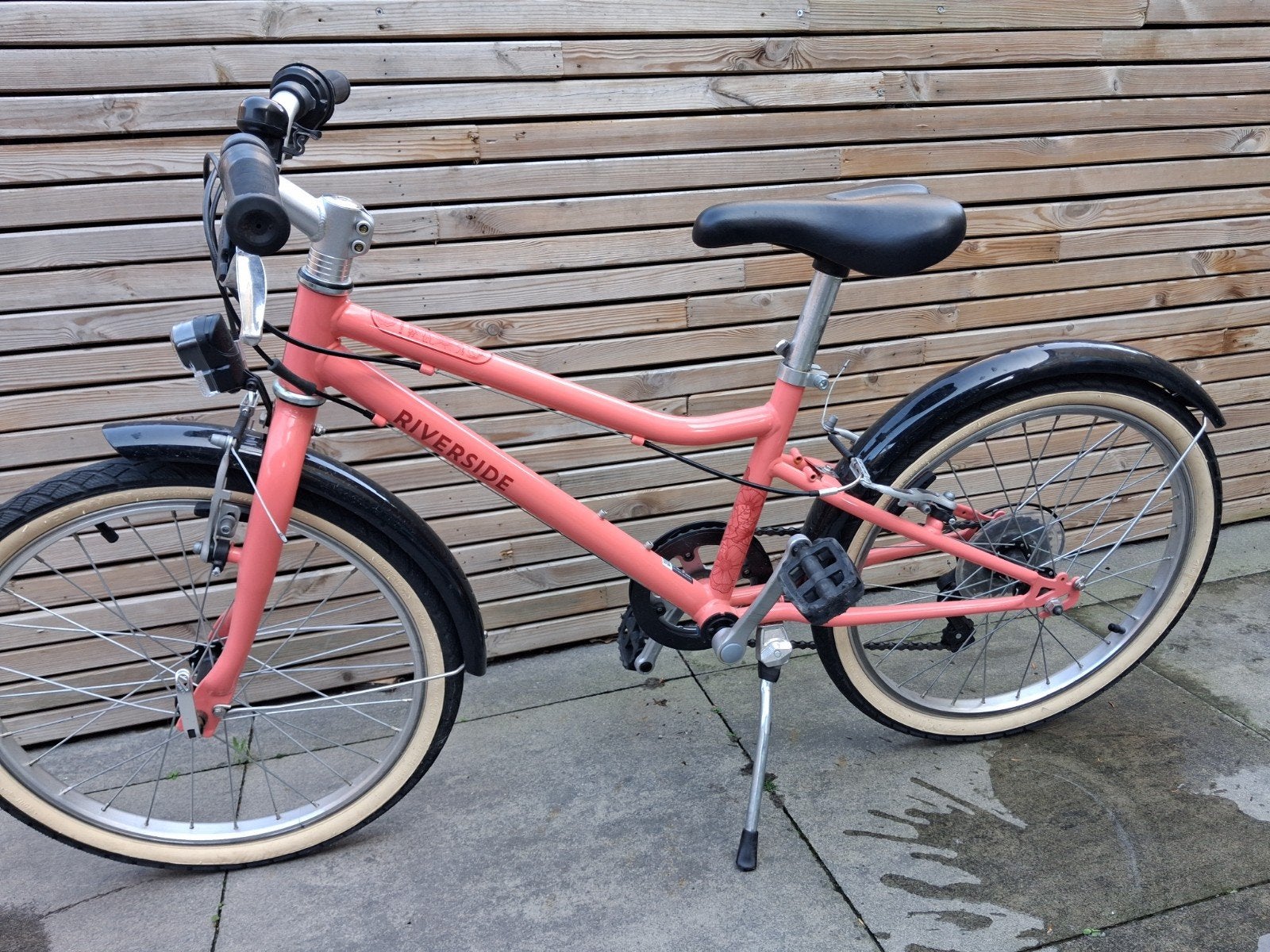 Roze kinderfiets Riverside B'Twin 20 inch, Ophalen, Riverside B'Twin, Velgrem, 16 tot 20 inch