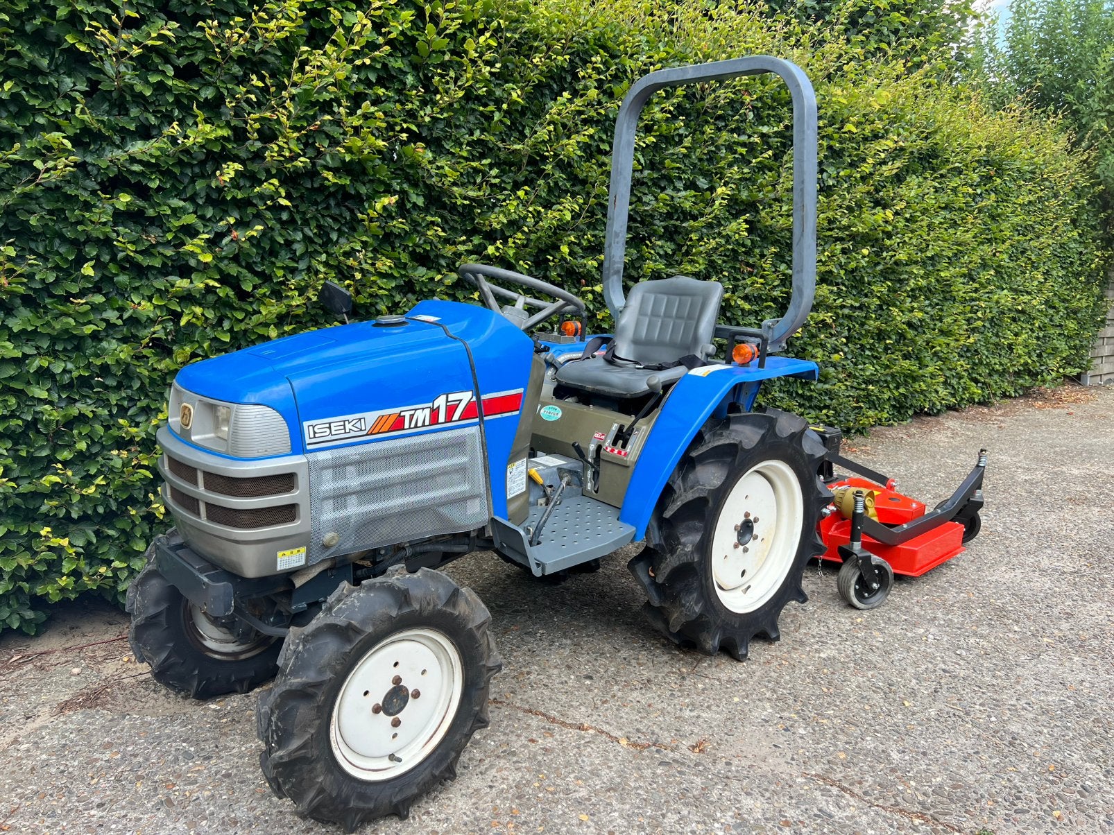 Iseki TM17 minitractor|Cirkelmaaier|4x4|18 PK| Stuurbekracht, Zakelijke goederen, Machines en Bouw | Tuin, Park en Bosbouw, Ophalen