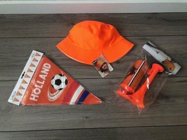 Oranje accessoires te koop! Koningsdag of Nederlands Elftal, Ophalen of Verzenden, Nieuw, Versiering, Oranje of Koningsdag