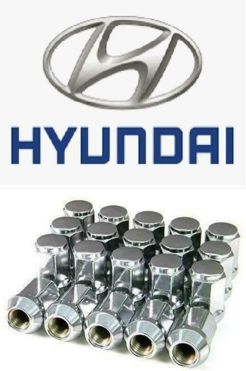 Set wielmoeren Hyundai i20 i30 Coupe Galloper SantaFe Tucson, Ophalen of Verzenden, Nieuw