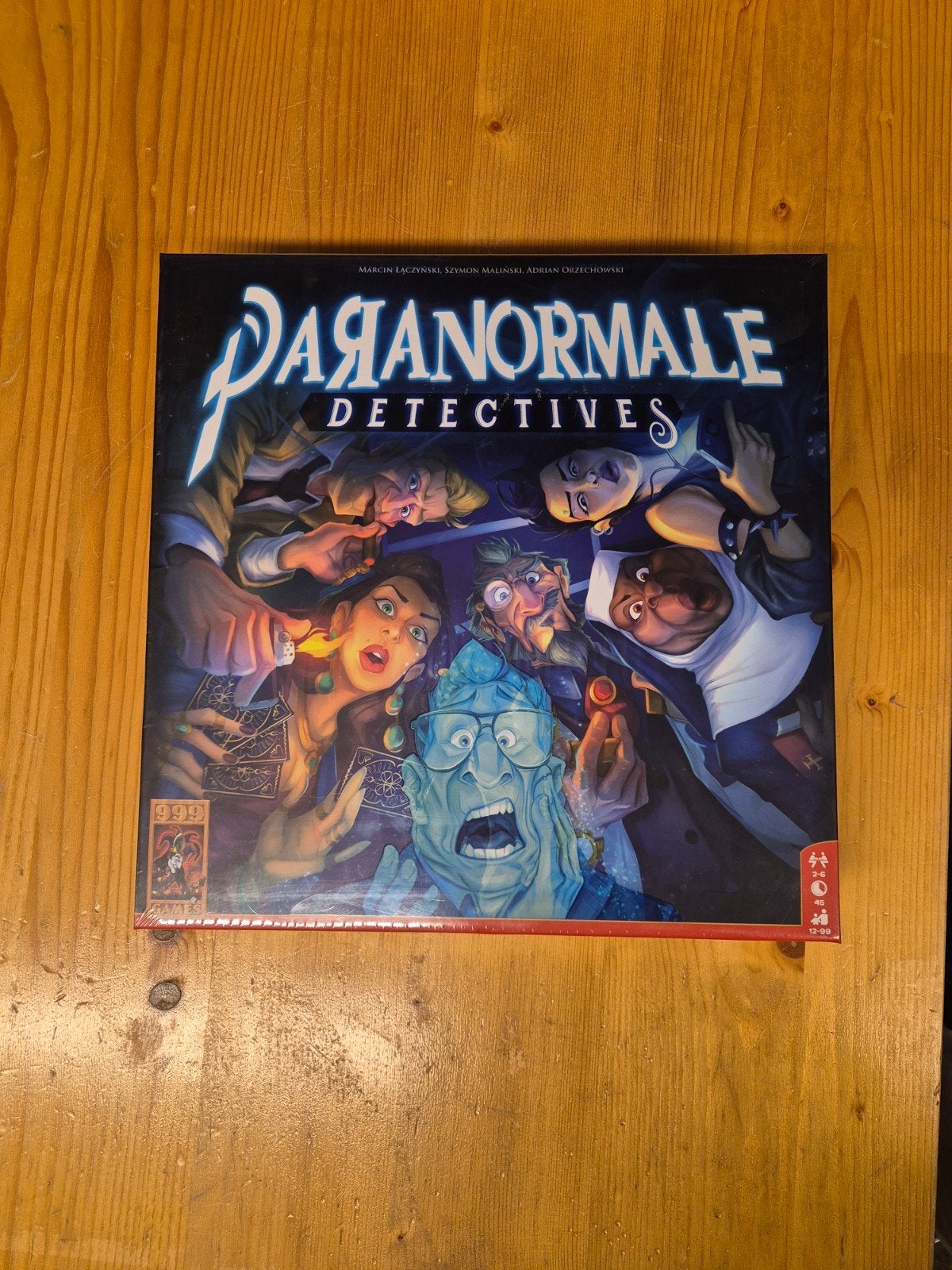 Paranormale Detectives - 999 Games Spel, Vijf spelers of meer, Ophalen, Zo goed als nieuw, 999 Games