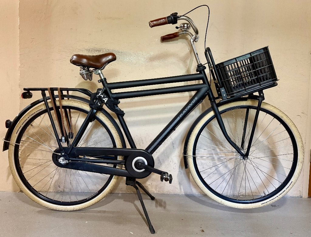 Batavus Packd heren transportfiets met 3 versnellingen, Fietsen en Brommers, Ophalen, Terugtraprem, Gebruikt, Versnellingen