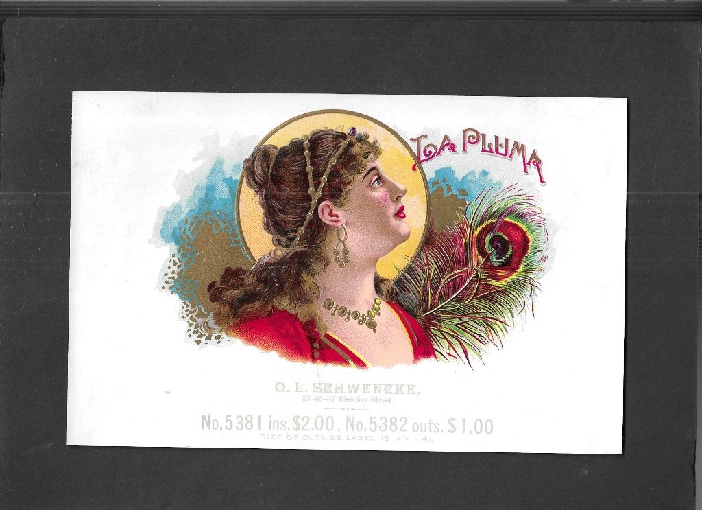 Etiket scan V5542, Ophalen of Verzenden, Gebruikt, Sigarenbandjes