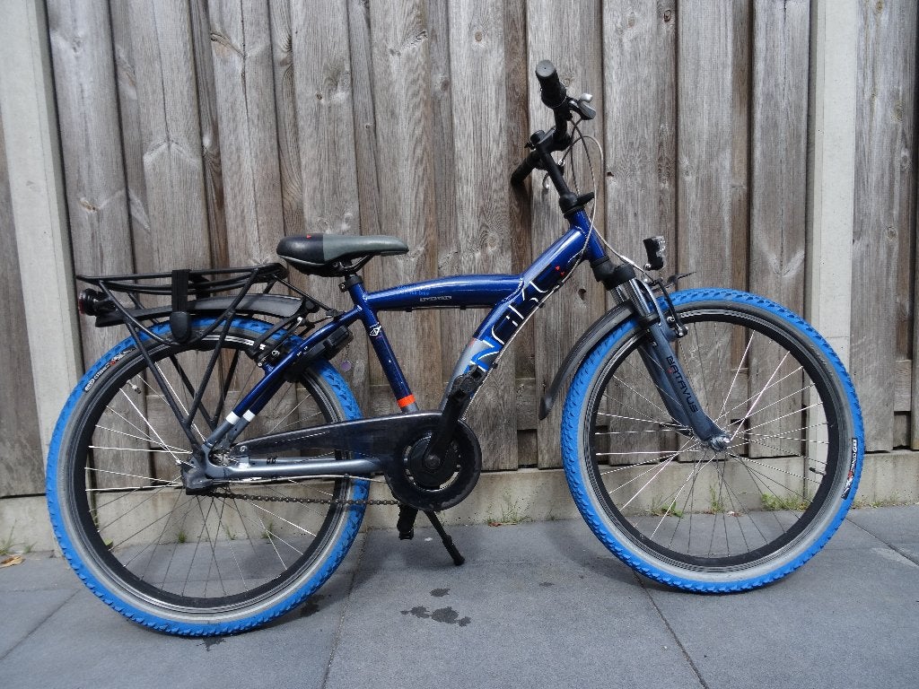 Batavus Snake Jongensfiets 24 inch 3 Vers Blauw, Ophalen, Terugtraprem, 24 inch, Versnellingen