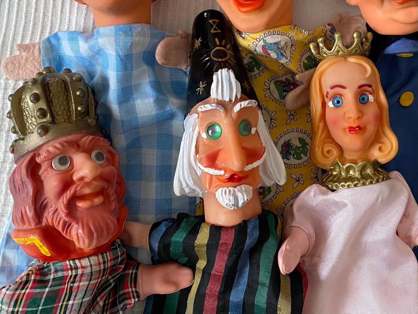 Leuke poppenkastpoppen vintage, Ophalen of Verzenden, Gebruikt