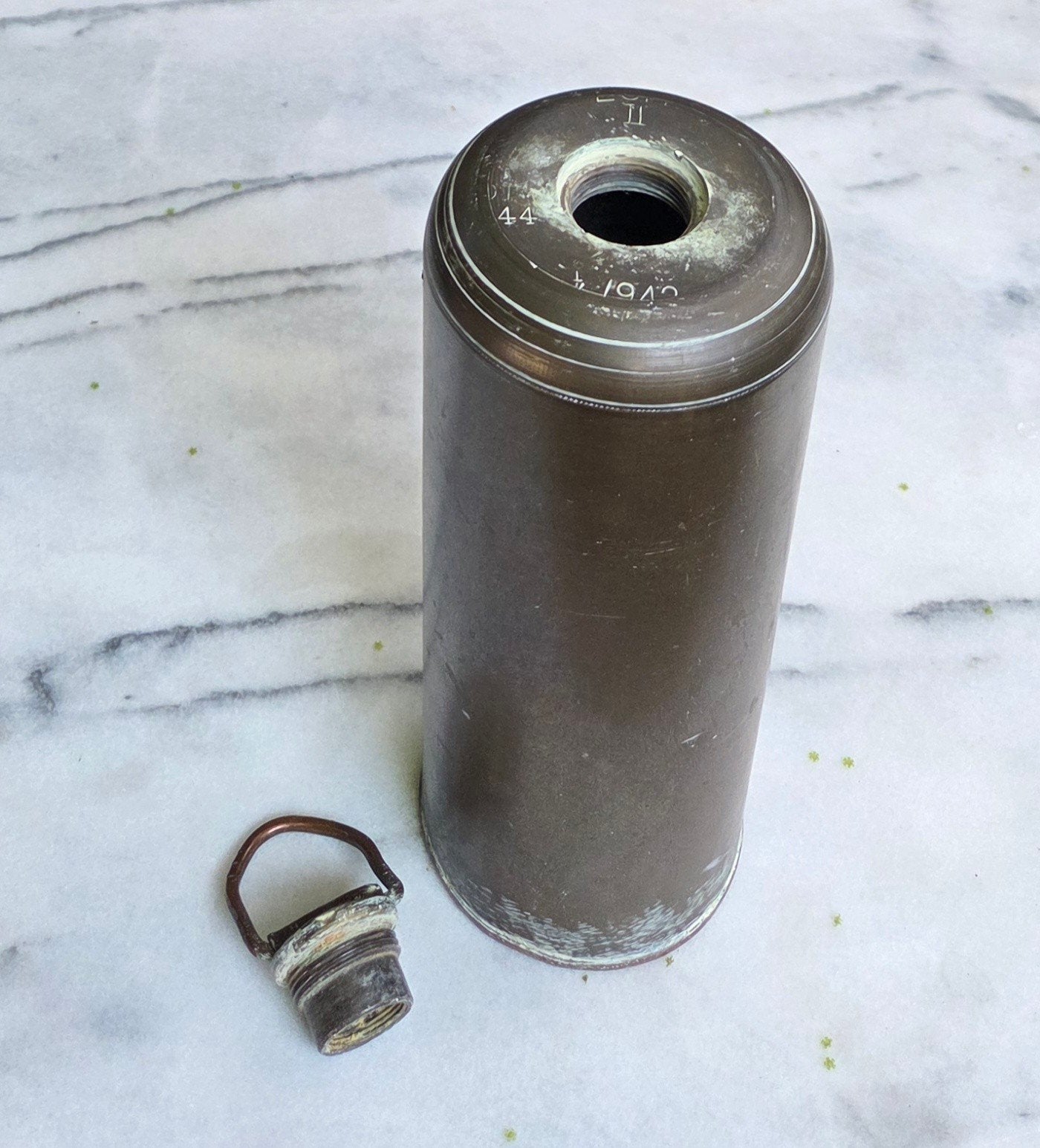 Originele WO2 Trench Art Kruik 1942 – Compleet met dop!, Ophalen of Verzenden, Landmacht, Overige typen