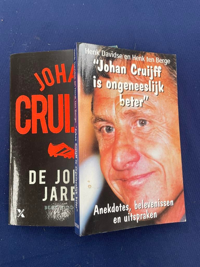 Twee boeken van johan Cruijf, Ophalen of Verzenden, Zo goed als nieuw, Balsport