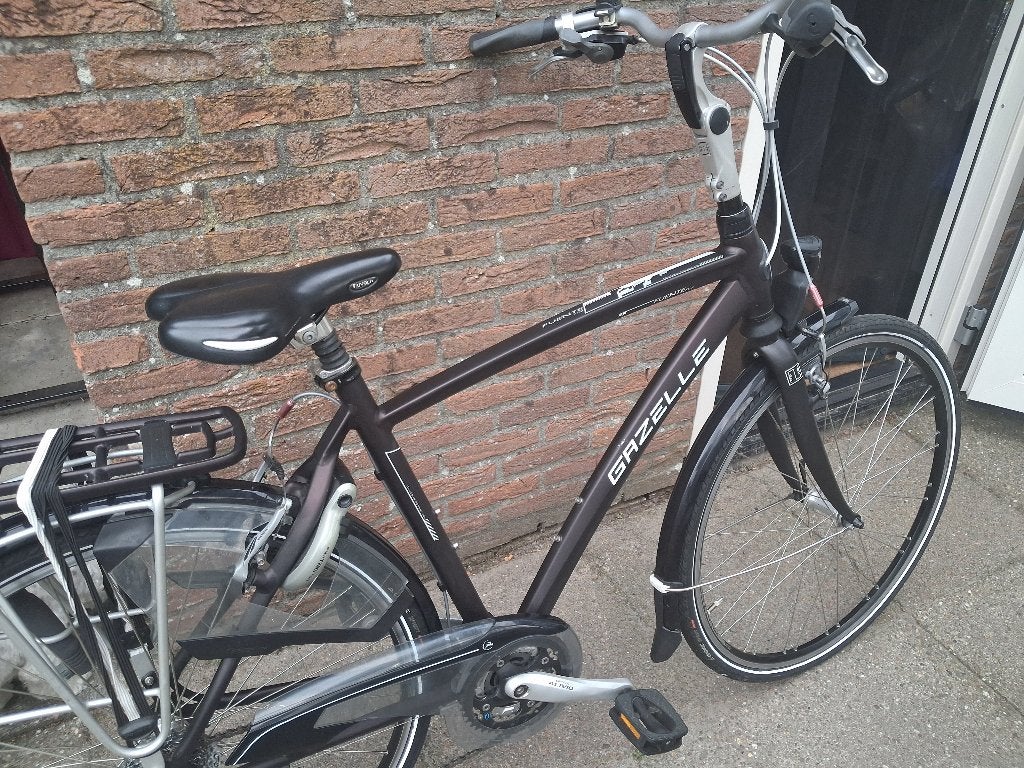 Herenfiets tourfiets, Ophalen, Velgrem, Versnellingen, Zo goed als nieuw