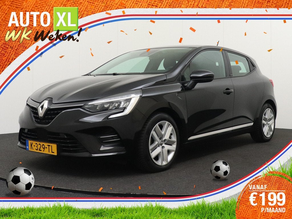 Renault Clio 1.6 162 PK Aut. MHEV Business Zen Carplay Navi, Gebruikt, 4 cilinders, Zwart, Origineel Nederlands