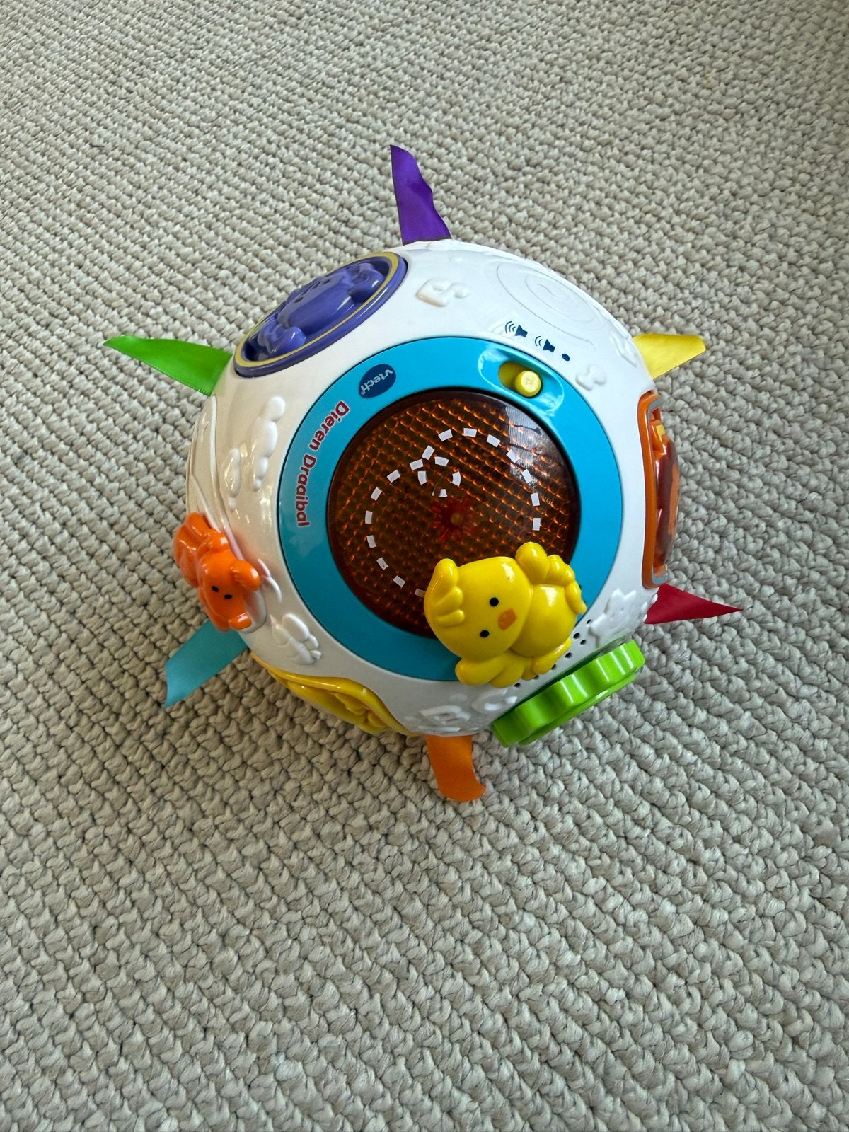 Vtech Dieren Draaibal met Muziek en Licht, Ophalen of Verzenden, Zo goed als nieuw