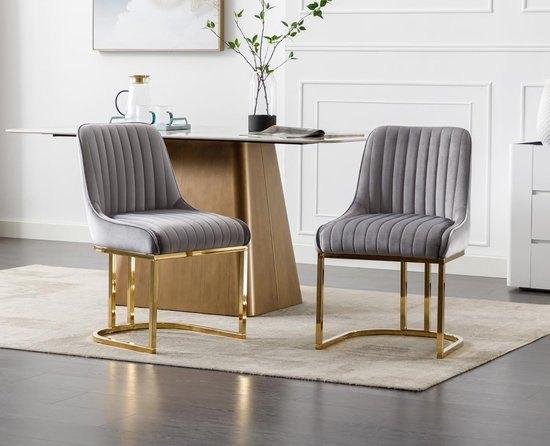 Fluwelen Stoelen – Eetkamerstoelen – Bureaustoelen, Corvance B.V., Verzenden, Nieuw, Corvancebol@gmail.com
