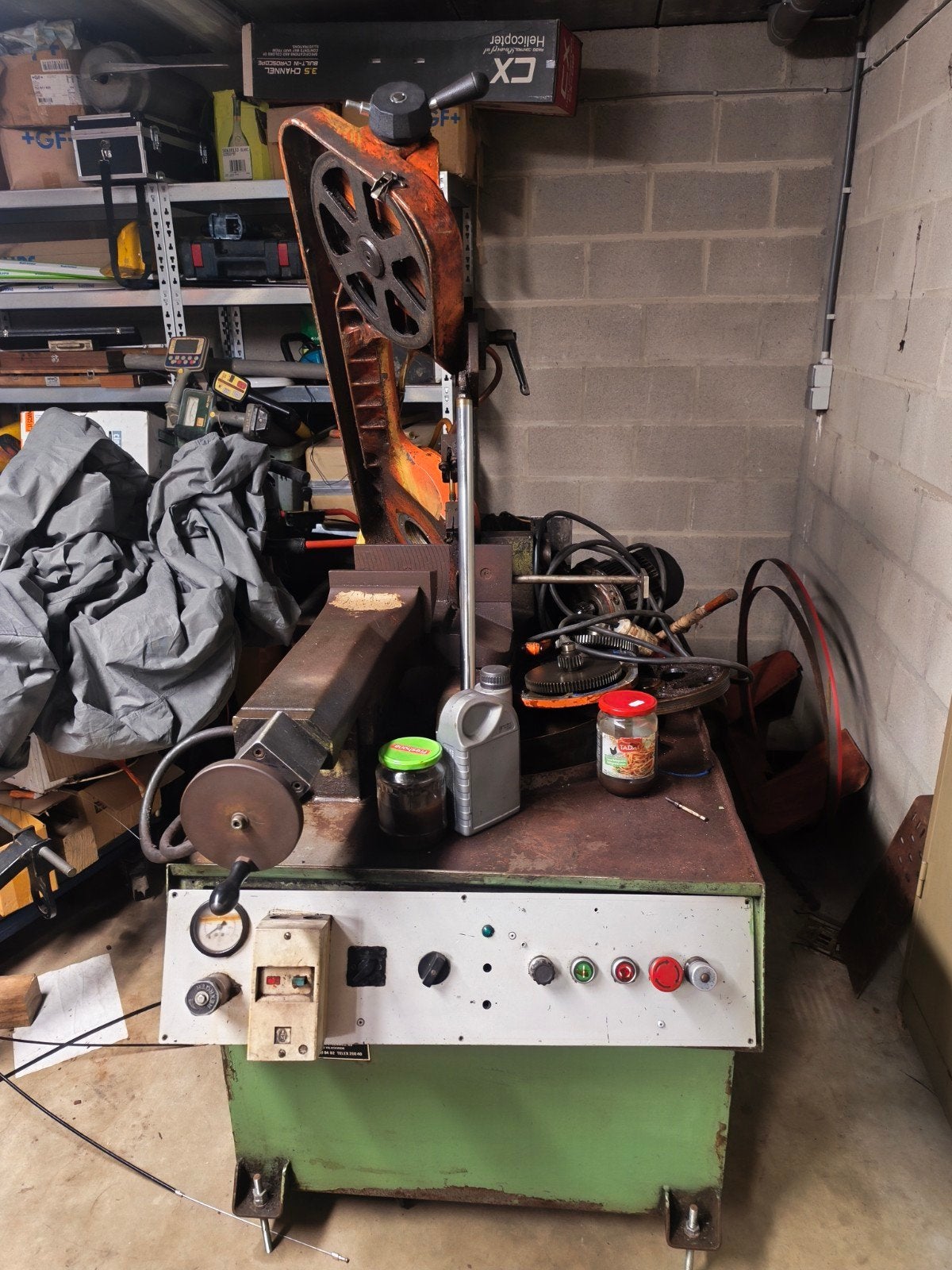 Bewo 250 bandzaag lintzaag metaalzaag te herstellen., Doe-het-zelf en Verbouw, Gereedschap | Zaagmachines, Ophalen, Minder dan 600 watt