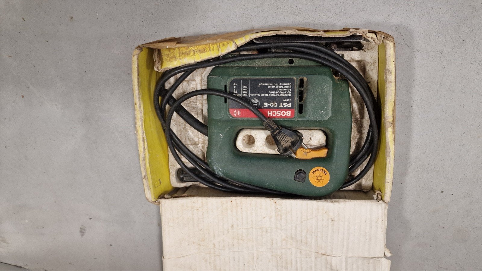 Bosch PST 50-E Decoupeerzaag - Gebruikt, Ophalen, Minder dan 30 mm, Gebruikt, Decoupeerzaag