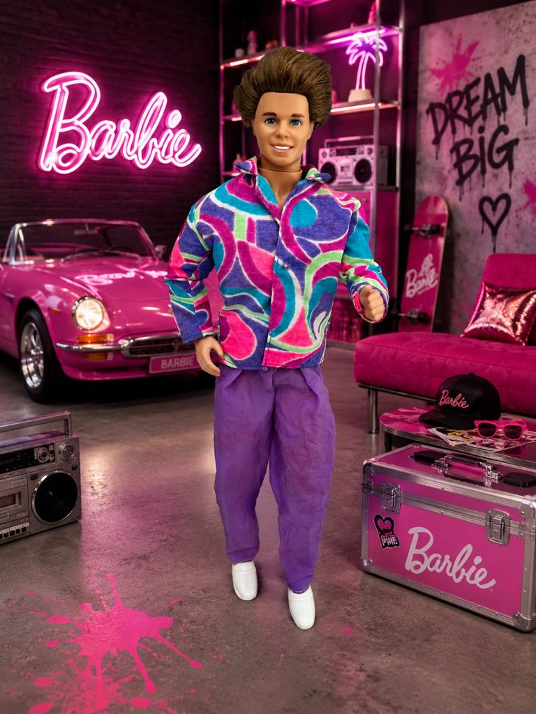 Totally hair Ken vintage, Kinderen en Baby's, Ophalen of Verzenden, Gebruikt, Barbie