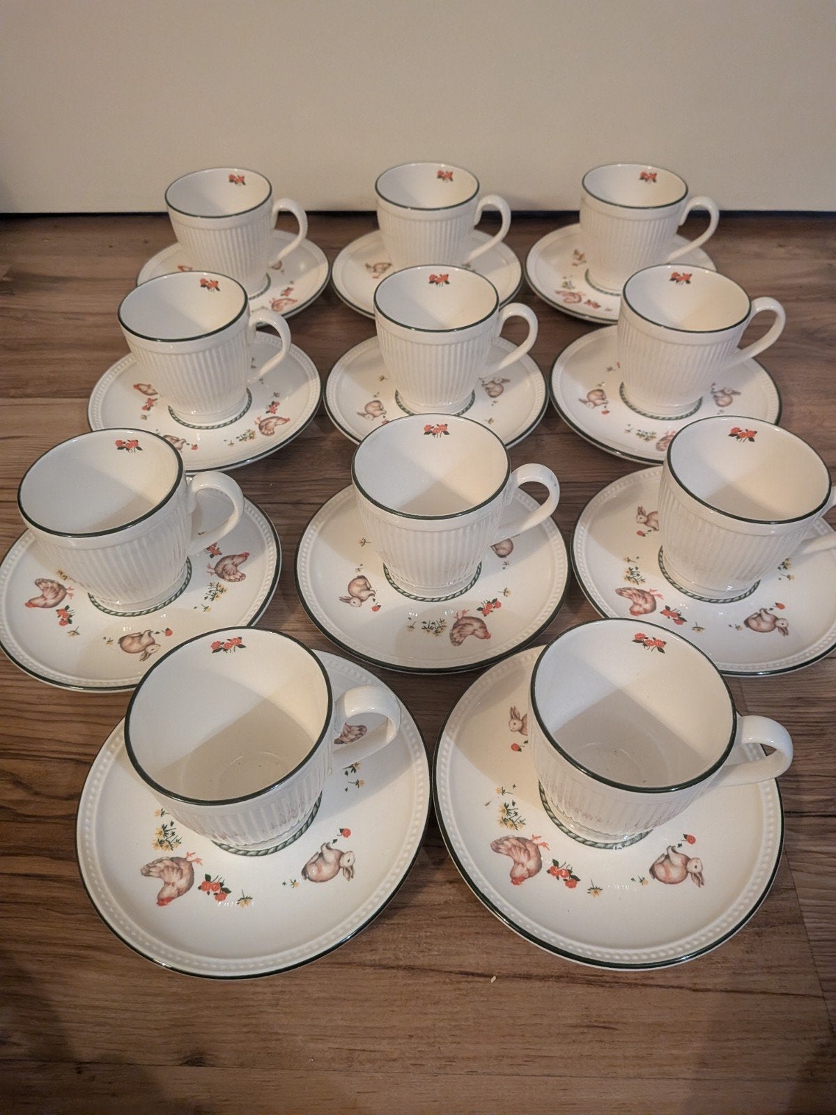Wedgwood Springtime kopjes, Ophalen of Verzenden, Nieuw, Porselein, Kop(pen) en/of Schotel(s)